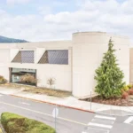 Aerial photo of shopping center