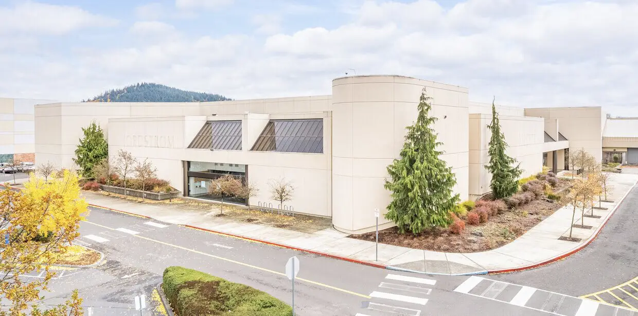 Aerial photo of shopping center