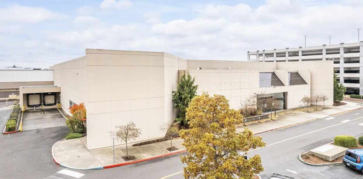 Aerial photo of shopping center